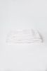 Omne Sleep 4-Piece White Microplush and Bamboo Flex Head California King Hypoallergenic Sheet Set