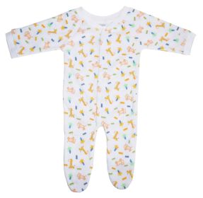 One Pack Terry Sleep & Play (Color: White, size: medium)