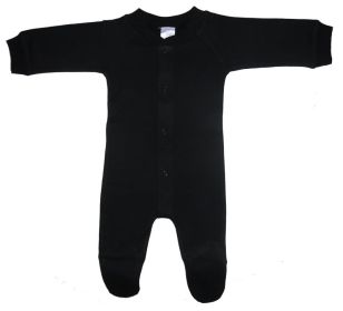 Black Interlock Sleep & Play (Color: black, size: medium)