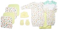 Unisex Newborn Baby 11 Pc Layette Baby Shower Gift Set