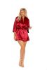 Multi-Colors Charmeuse Elegant Kimono Robe For Women's