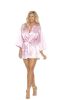 Multi-Colors Charmeuse Elegant Kimono Robe For Women's