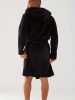Mens Cozy Hooded Robe Trendy Warm Comfy Lounge Wear