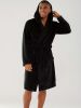 Mens Cozy Hooded Robe Trendy Warm Comfy Lounge Wear
