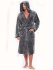 Mens Cozy Hooded Robe Trendy Warm Comfy Lounge Wear